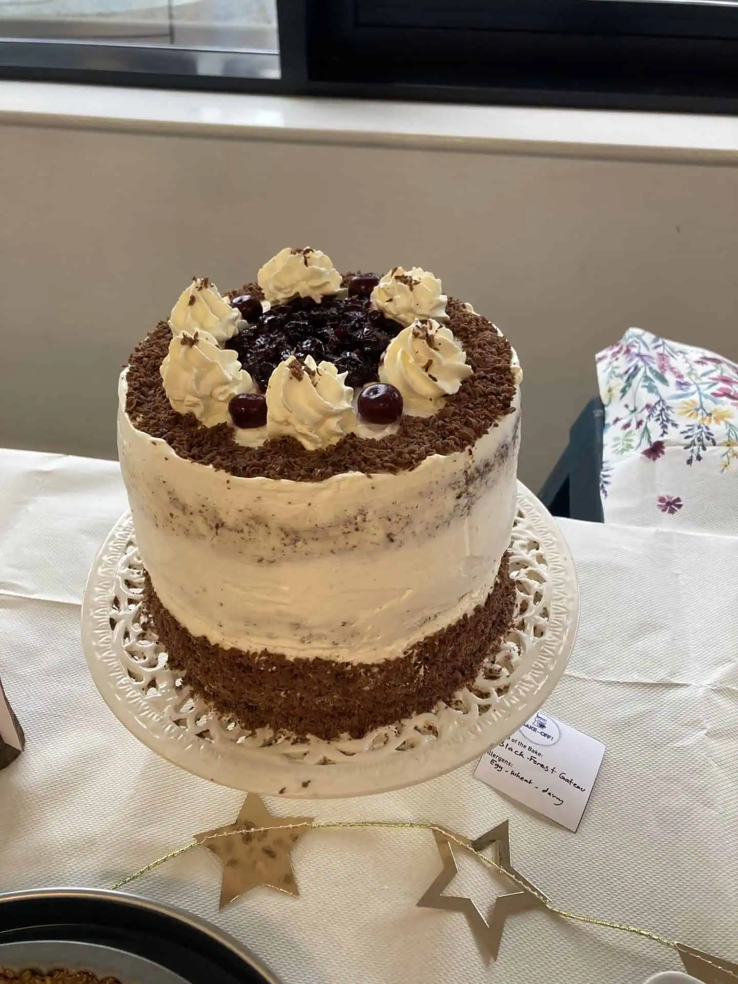 The winning bake!